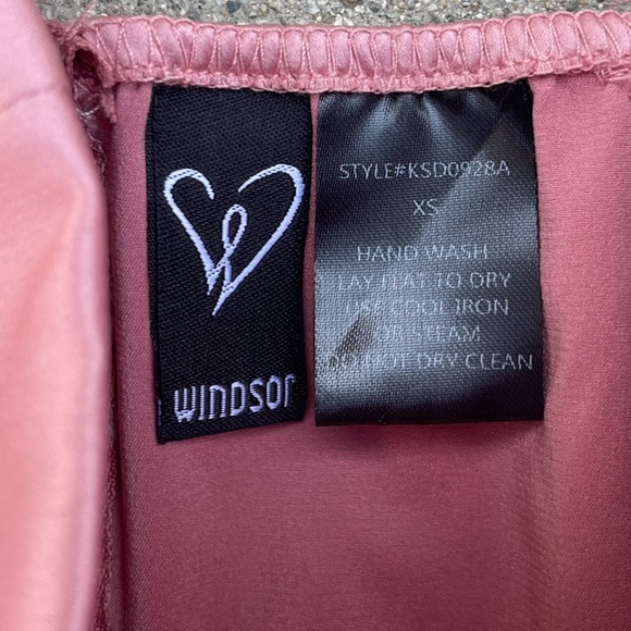 Windsor blush Corset bustier crop top Sz XS preloved date night lounge festival - Picture 3 of 4